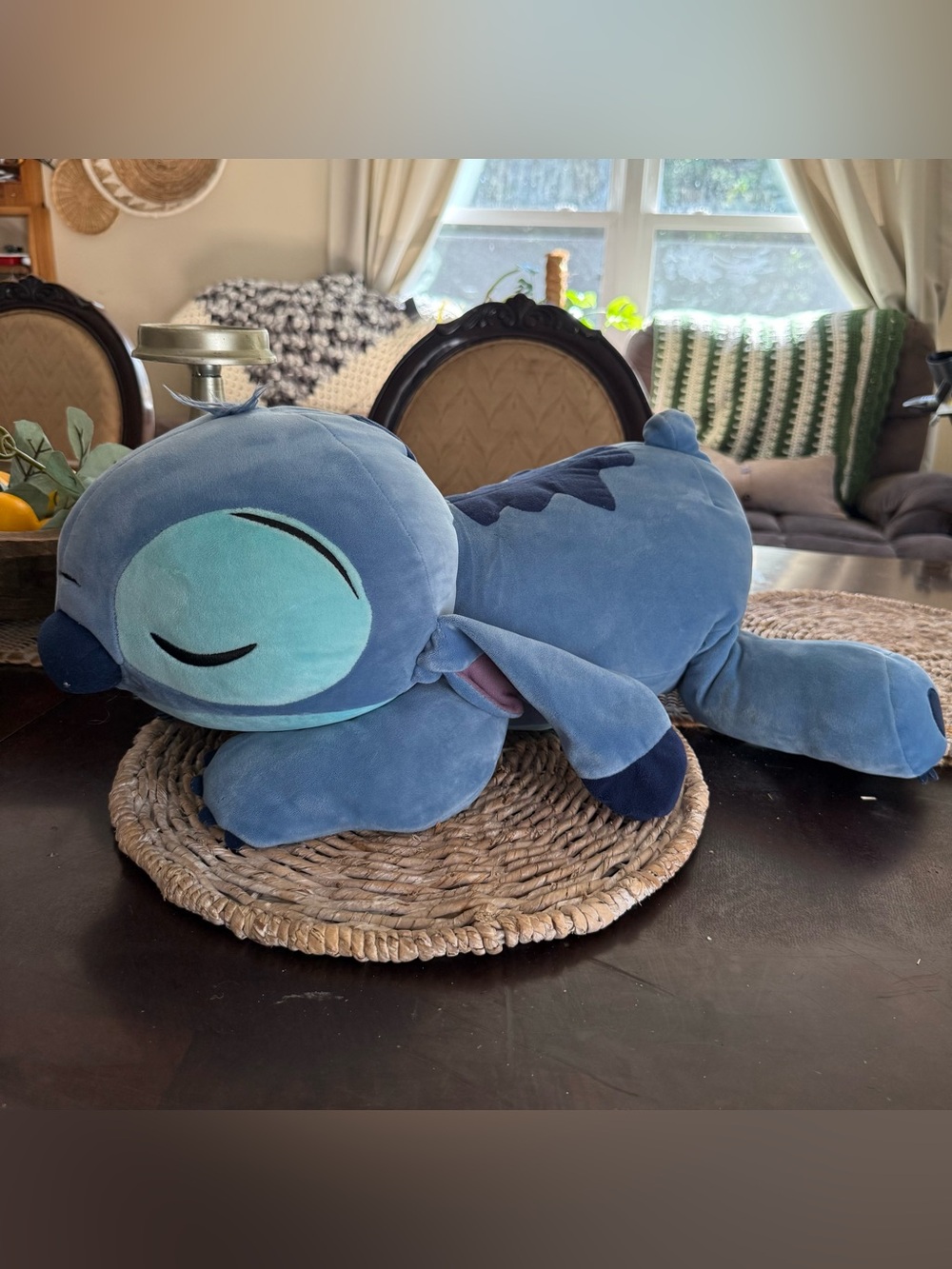 Disney Cuddleez Stitch sleeping plush toy